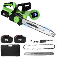 Motosierra eléctrica sin escobillas de 16 pulgadas, herramienta de poda de jardín Digital, inalámbrica, 2200W, para batería Makita de 18V - details 2