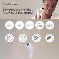 Therabody TheraFace PRO - Masajeador Facial, Dispositivo Avanzado Todo en Uno para Rejuvenecer y Relajar tu Piel con Terapia Percusiva, Microcorrientes, Luz LED y Limpieza Profunda, Reduce Tensión Facial y Mejora la Salud de tu Piell - details 4