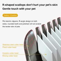 Afeitadora Eléctrica Profesional Para Perros Y Gatos Recargable Por USB Máquina De Corte De Pelo Para Animales - details 2