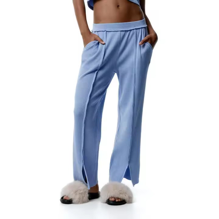 Pantalón deportivo de algodón Legacy - Sky blue Black Limba - 1