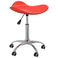 vidaXL Silla de oficina de cuero sintético negra en color Negro/Marrón/Crema y más | cómodas modernas ergonómicas para comedor cocina salón hogar - details 4