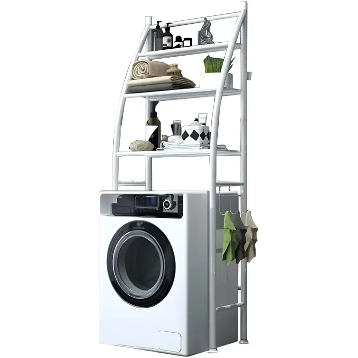 Estanteria Sobre Lavadora y para Baño Ahorra Espacio Organizador 166x65x25cm - WIAAM,AM3 - 1