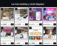 Tira De LED RGB WS2812B 5050 DC 5V Impermeable Con IC Chip Addressable 144LEDs Pantalla Digital Flexible Multicolor Para Decoración De Hogar - details 0