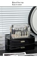 Organizador De Labiales Acrílico Con 20 Slots Y Tapa Caja De Almacenamiento Para Maquillaje Resistente Al Polvo Giratorio Para Cosméticos - details 3