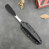 Navaja Multiusos Militar De Sobrevivencia Para Camping Y Caza Con Hoja De Acero 440c Y Mango De Goma Herramienta Portátil Para Hombres Regalo Práctico Para Aventura Al Aire Libre - details 1