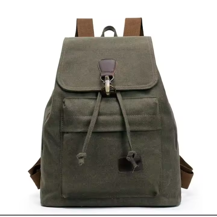 Bolsa y mochila de lona Prowalk, colores elegantes, unisex, duradera, impermeable, ideal para su vida diaria, desplazamientos, universidad o - 1