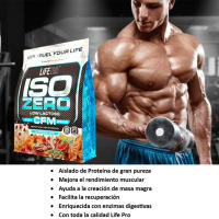 LIFE PRO NUTRITION ISOLATE ZERO 1600G - Aislado de Proteina - Formato Ahorro - Cierre de Zip para Conservar sus Propiedades - details 0