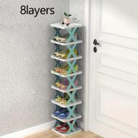 1PC Rack De Zapatos Plegable Para El Hogar Y La Entrada Simple Y Espacioso De Plástico Fácil De Transportar Y Desmontable Para Ahorrar Espacio - details 4