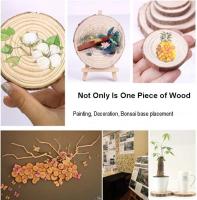 Círculos De Madera De Pino Natural No Terminados 3-16CM Para Manualidades DIY Bodas Y Fiestas Pintura Y Decoración - details 4
