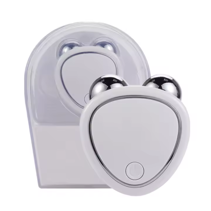 Máquina De Levantamiento Facial EMS Masajeador Facial Microcorriente Rodillo Rejuvenecimiento Ajuste De Cuero Antiarrugas Carga USB - 1