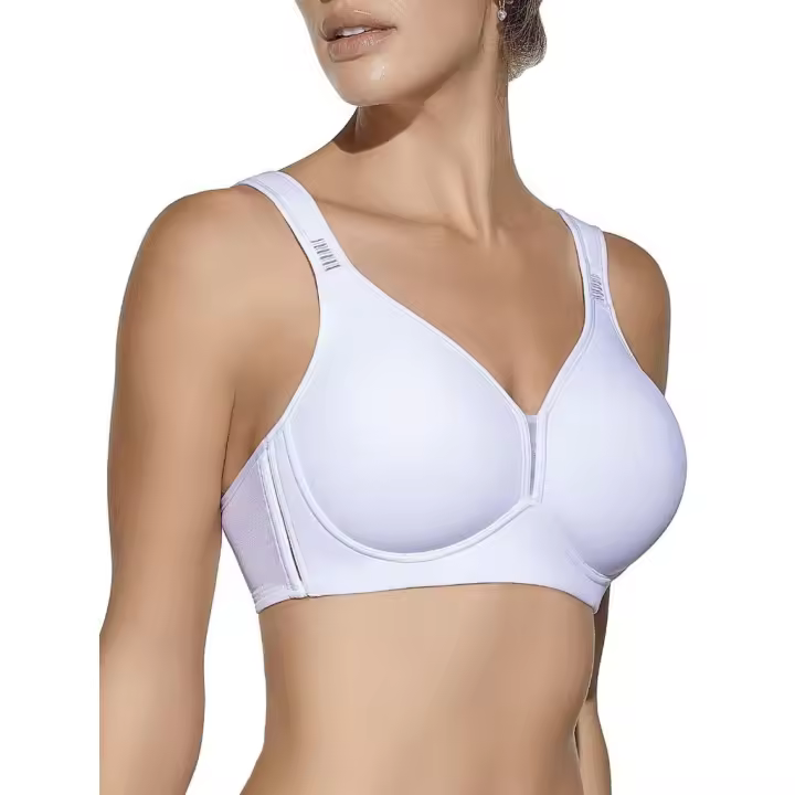 Sujetador Eloisa sin Aros y con Copa de Relleno en Color Blanco, Copa D, Selene - 1