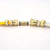 Conector De Manguera Bidireccional De Latón Adaptador Rápido Reparación Accesorio Compatible Con Estándares EU Y USA - details 2