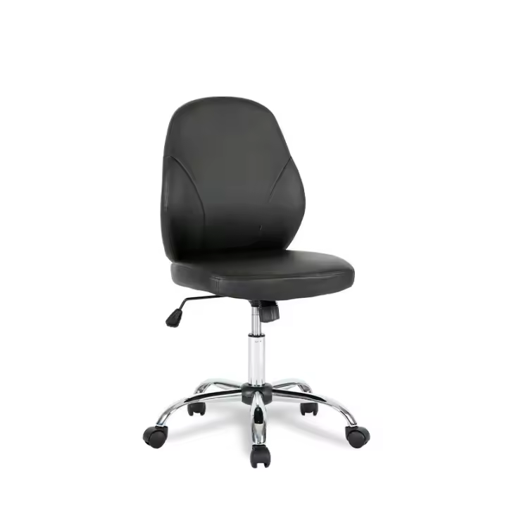 FURNITURE STYLE FS6626NG ESTELA Silla de Oficina Imitación Piel Color Negro - 1