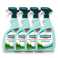Limpiador Desinfectante Multiusos Eucaliptus SANYTOL - Sin Lejía Elimina el 99,9% de Gérmenes - Pistola de 750ml - Packs de  2 y 4 Unidades - Ideal para Limpiar y Desinfectar Hogares con Bebés y Mascotas - SANYTOL. - details 2