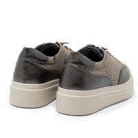 Sneakers mujer AMARPIES AMD25351 CASUAL CORDONES BRILLO EN LATERAL TAUPE 30666 23I - details 1