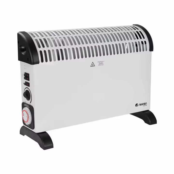 Convector Eléctrico con Termóstato y Turbo y Ventilador 2000W Thinia Home | Radiador Eléctrico Bajo Consumo | Convector Aire Caliente - 1