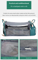 Bolso De Mamá Plegable Y Portátil Gran Capacidad Para Bebé Bolsa De Viaje Para Mujer Estilo Mochila Colorido Diversidad De Patrones - details 2