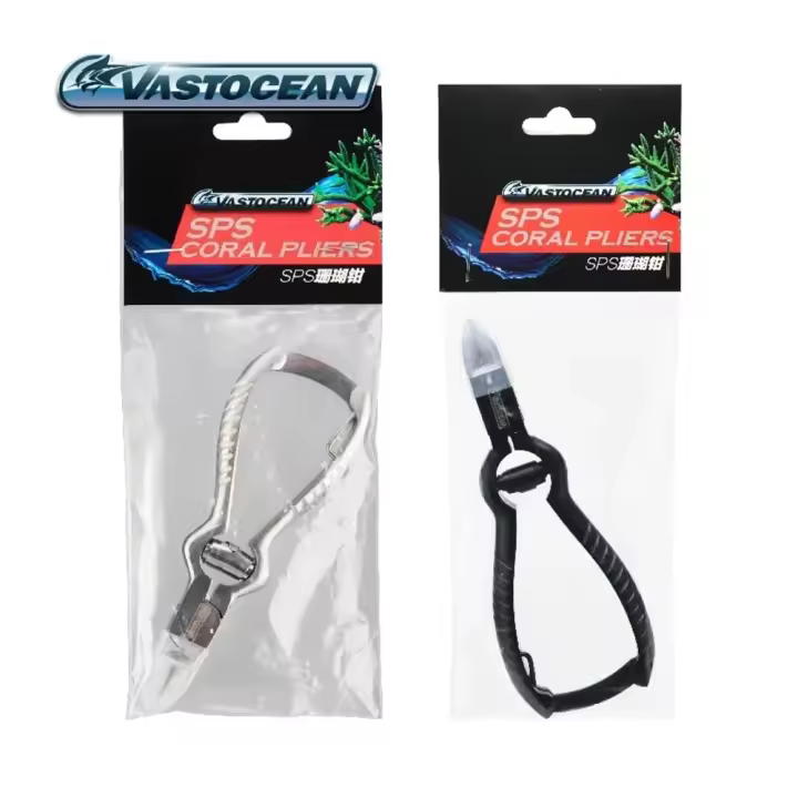 VASTOCEAN SPS Acríario Herramientas De Limpieza Acero Inoxidable Tijeras Y Pinzas Para Plantas De Coral Y Limpieza Del Tanque De Peces - 1