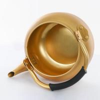 Hervidor De Agua De Oro Para Estufa Tetera Multifuncional Con Mango Ergonómico Para Café Y Té Kettle Para Camping Y Cocina - details 4