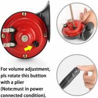 Bocina Eléctrica De Caracol Automóvil 12V 300 DB Para Camiones Accesorios De Coche Estilo Durabilidad Alta Potencia - details 9