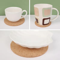 10PCS Almohadillas De Madera Natural Redondas Antideslizantes Para Taza De Té Y Café Soporte Para Bebidas Decoración De Mesa DIY Accesorios De Porcelana - details 3