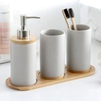 Juego De Almohadillas Para Muebles Y Electrodomésticos 300ml Jars De Vidrio Con Tapa De Bambú Y Cuchara Armario De Especias Contenedor De Alimentos Moderno Estilo - details 11
