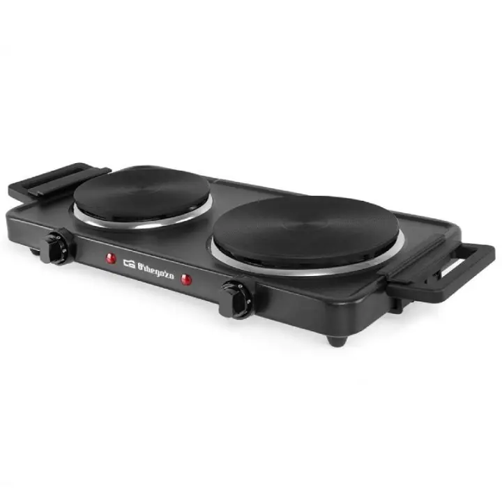 Cocina eléctrica orbegozo pe2855/ 2 placas 155 y 185mm/ 1000w - 1500w - 1
