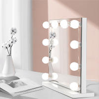 Espejo De Maquillaje Hollywood Con Luz LED Ajustable De 3 Colores Luz Stick USB Cadena Lámpara Dimmer Sin Fin Para Profesionales - details 2
