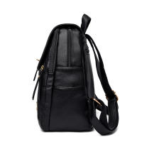 Mochila Grande Para Mujer De Cuero De Alta Calidad Bolsa Vintage Con Gran Capacidad Para Viajes Y Escuela Bolsa De Libros Rucksack Con Manija Suave Y Múltiples Bolsillos - details 12
