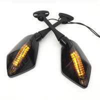 Espejo Retrovisor Para Vehículos Eléctricos Con Amplio Campo De Visión Y Luz LED Universal Para Motocicletas Pieza De Repuesto - details 0