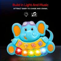 Teclado De Piano Educativo Para Bebés Juguete Musical De Elefante Para Niñas De 18 Meses Aprendizaje Temprano Instrumento Musical De Plástico - details 3