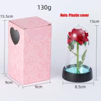 Rosa Eterna Luminosa Para Regalo De Boda Cumpleaños Día De San Valentín Adorno Colorido Para Mujer Madre Novia Esposa Decoración Del Hogar - details 1
