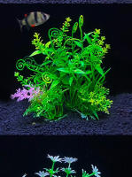 Adorno De Acuario Plantas Artificiales Simulación De Hierba De Agua Para Tanque De Peces Decoración De Plástico 5.5 Pulgadas - details 6