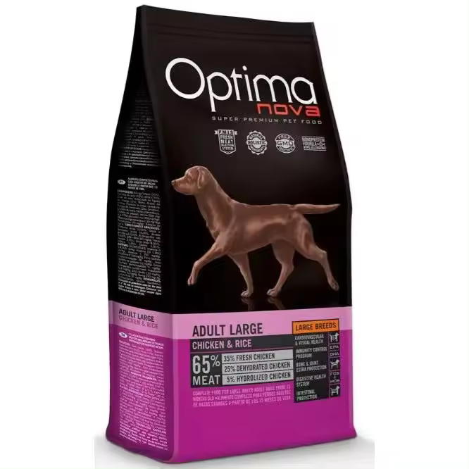 Optima Nova Adult Large Pollo y Arroz para Perros  Pienso para Perros - 1