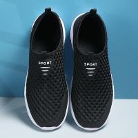Zapatos Casuales Para Hombre Transpirables Tenis Ligeros De Vulcanización Malla Suave Talla Grande Antideslizantes Planos - details 5