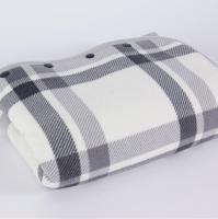 Poncho chal a cuadros multiposición para mujer, manta de vellón usable, capa de franela sherpa ultra suave - details 3