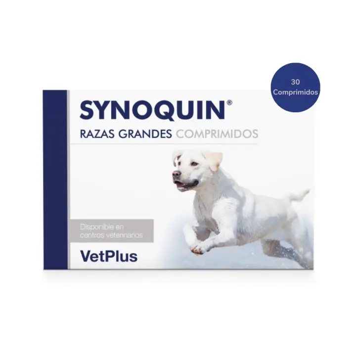 VETPLUS - Synoquin - Condroprotector para Perros de Raza Grande de >25 kg (Comprimidos) - 1