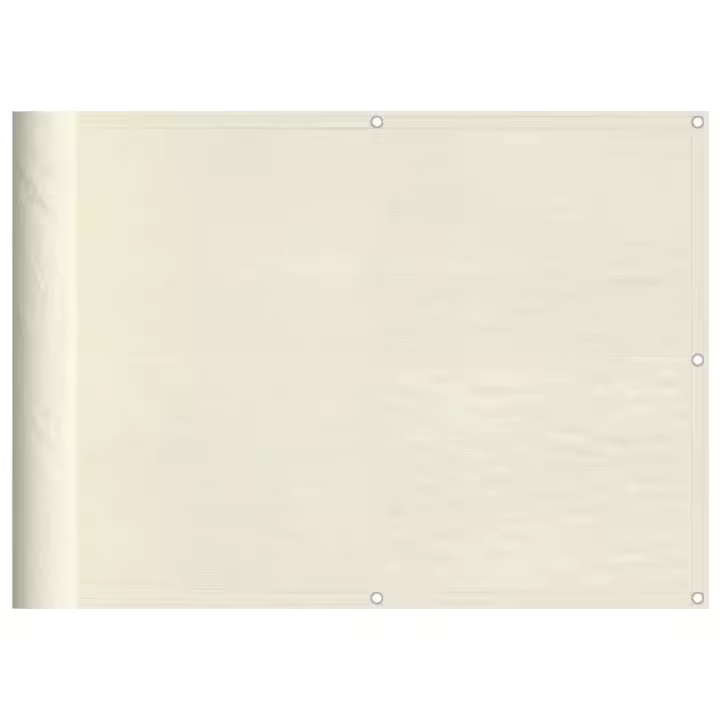 Pantalla de Balcón 100% Polyéster Oxford Cream 75x1000 cm - 1