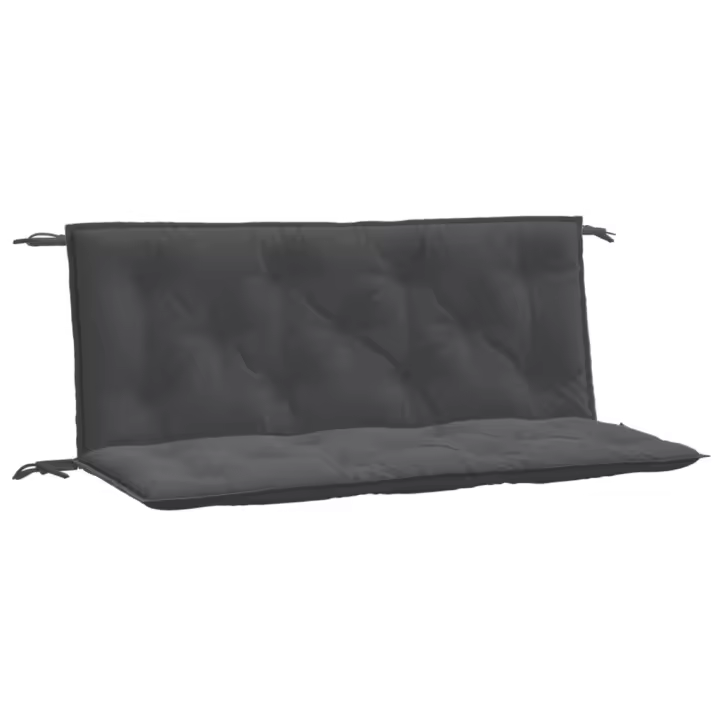 vidaXL Cojines banco jardín 2 uds tela 120x50x7 cm Color Antracita melange,  Gris claro melange,  Gris oscuro melange y mas Cojín Decorativo de Asiento Cojines de muebles de salon - 1