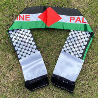Pañuelo De Bandera De Palestina Personalizable Doble Cara Regalos Para Bodas Y Decoración Accesorios De Moda Para Hombres Y Mujeres - details 0