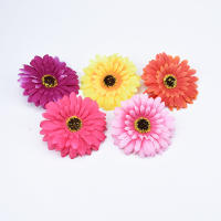 Flores Artificiales De Girasol Y Margarita 10Cm Para Decoración De Navidad Casas Bodas Regalos DIY Plantas Falsas De Seda Baratas - details 3