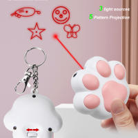 Juguete Para Gatos Con Puntero Láser Recargable Por USB 5 Patrones Ajustables Entrenador Perseguidor Interactivo Para Gatos Y Perros - details 1