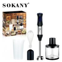 Batidora de mano, 1000 W, 4 Cuchillas, Pies XL, Protección Contra salpicadillas, incluye picadora, batidora y trituradora - details 1