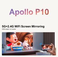 ULTIMEA Apollo P10 Proyector portátil, 300 ANSI, decodificación 1080P, 720P nativo, WiFi de 2.4GHz/5GHz, enfoque eléctrico, corrección de distorsión, compatible con laptops, Switch, Android/iOS/Windows/Mac Duplicación de pantalla - details 1