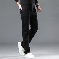 WTHINLEE Jeans Negros Para Hombre Estilo Clásico Stretch Cómodo Pantalones De Negocios Casual Ajuste Regular Trousers De Denuim - details 4