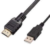 TEMCO Cable convertidor USB a HDMI, Solo para Cargar, cable de carga USB 2.0 macho a HDMI macho de 1,5 m Cable de alimentación USB a HDMI, Cable de carga macho a macho, divisor para adaptador Dispositivo inteligente, USB 2,0 a HDMI - details 0