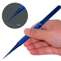 Pinzas De Reparación Profesional De Titanio Precision Antimagnéticas Para Electrónica Fingerprint Fly Line Teléfono Motherboard - details 3