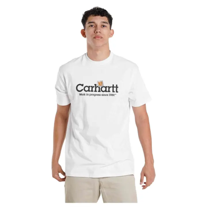 Camiseta de Manga Corta Carhartt WIP Core para hombre en color blanco - 1
