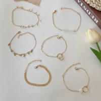 Juego De 6 Pulseras Plegables De Diseño Geométrico Y Borla Ajustable Bohemia Para Mujer Accesorio Elegante Para Todo Día Y Occasiones Especiales - details 8