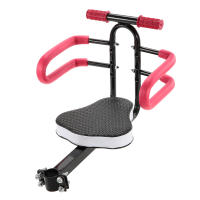 Sillín De Seguridad Para Niños Para Bicicleta Eléctrica Asiento Frontal De Libera Rápida Montaje En La Frontera Almohadilla De Confort Para Viajes En Bicicleta - details 11